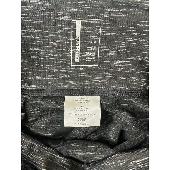 Mondetta Leggings Womens Grey Black Pull On Stretch Yoga Pants Size SP - Picture 2 of 7